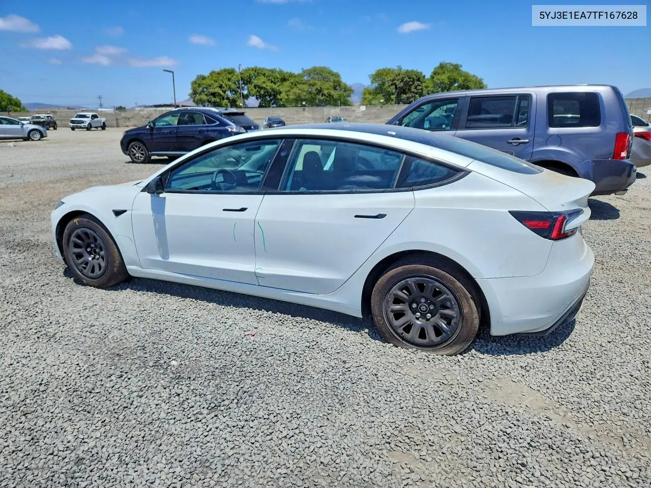 2026 Tesla Model 3 VIN: 5YJ3E1EA7TF167628 Lot: 57899096