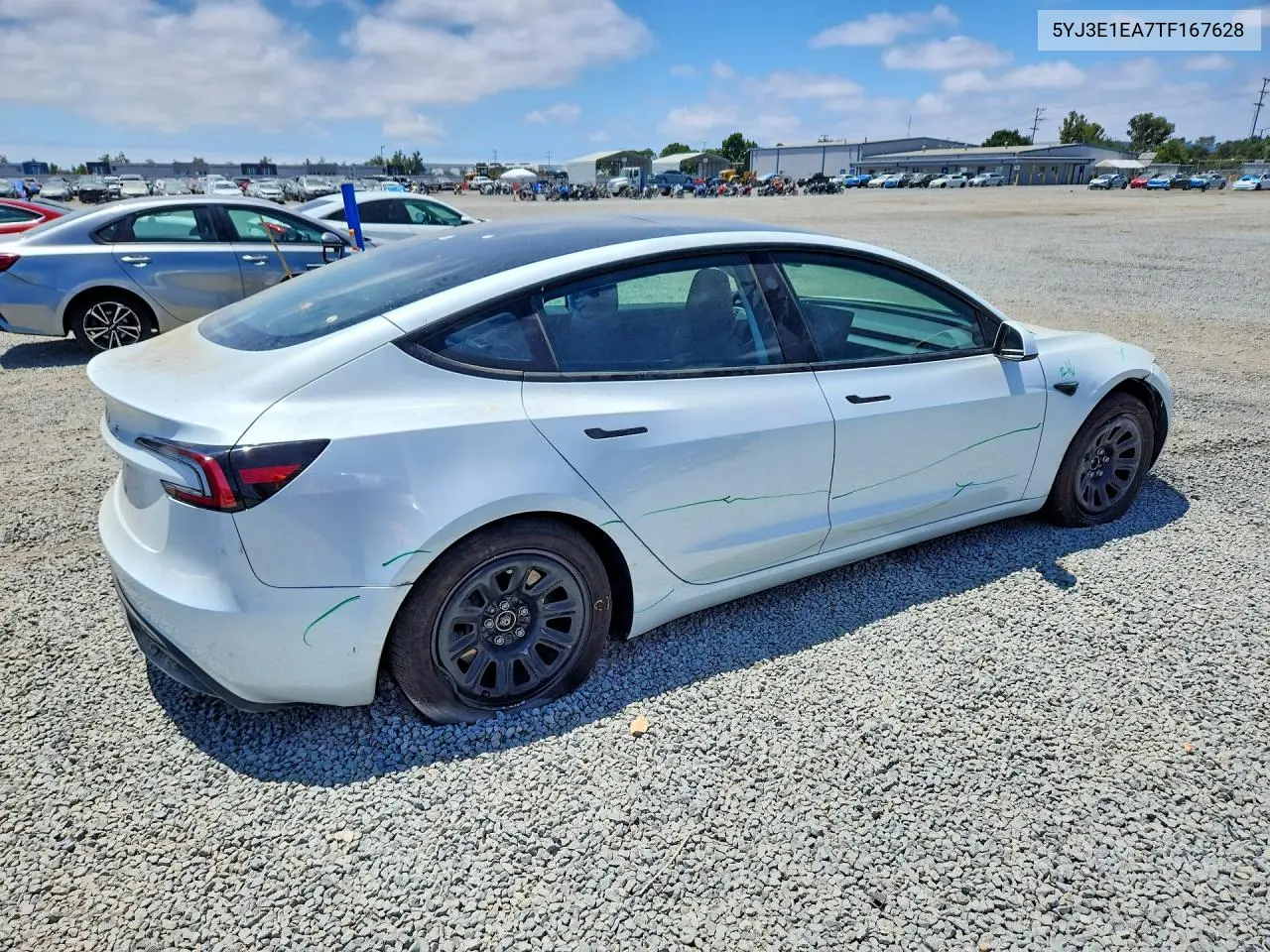 2026 Tesla Model 3 VIN: 5YJ3E1EA7TF167628 Lot: 57899096