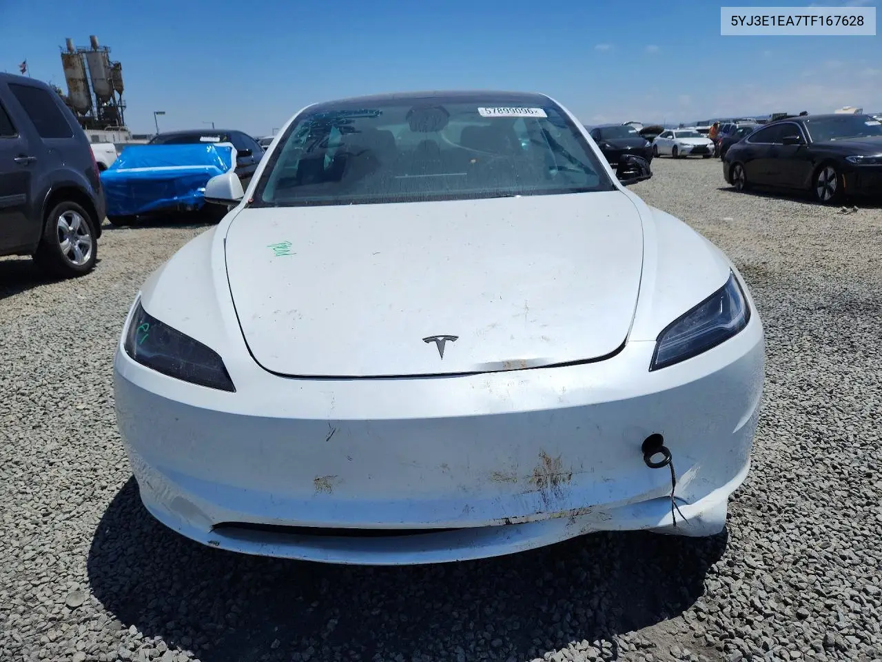 2026 Tesla Model 3 VIN: 5YJ3E1EA7TF167628 Lot: 57899096