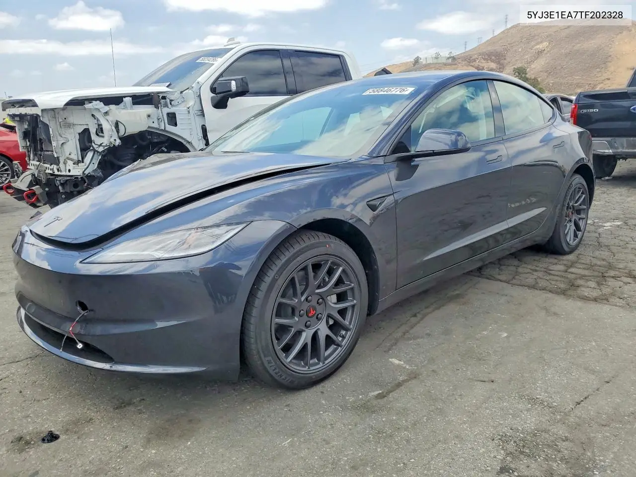 2026 Tesla Model 3 VIN: 5YJ3E1EA7TF202328 Lot: 58846776