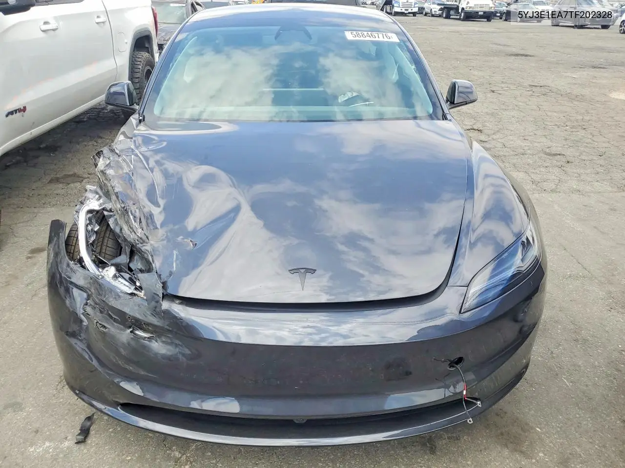 2026 Tesla Model 3 VIN: 5YJ3E1EA7TF202328 Lot: 58846776