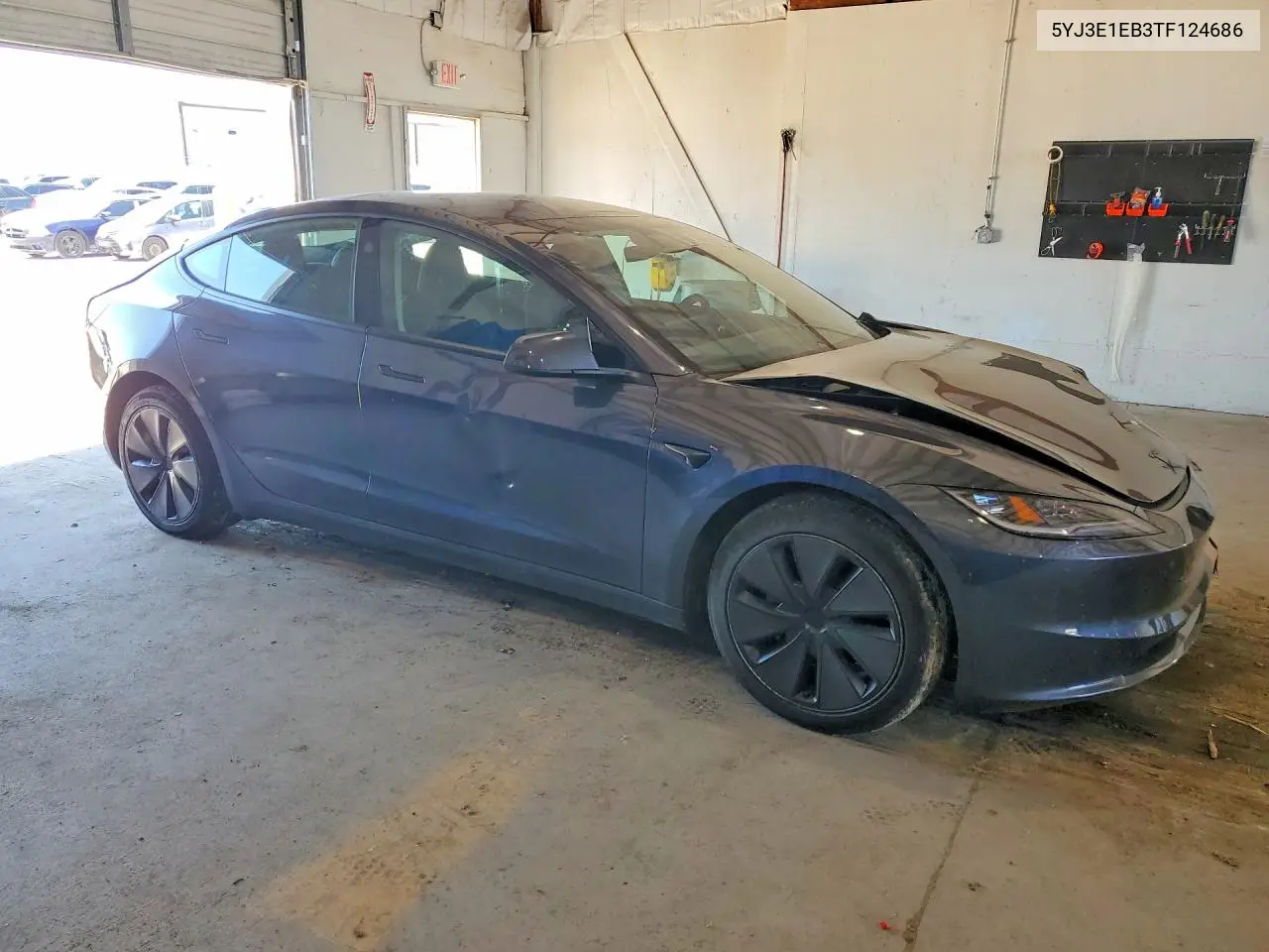 2026 Tesla Model 3 VIN: 5YJ3E1EB3TF124686 Lot: 60939006
