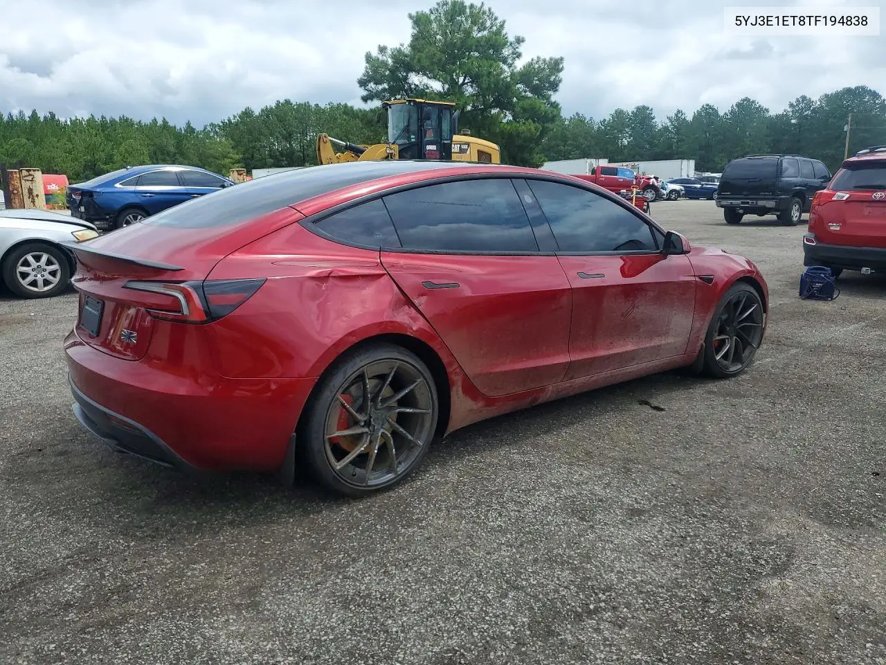 2026 Tesla Model 3 VIN: 5YJ3E1ET8TF194838 Lot: 61250016