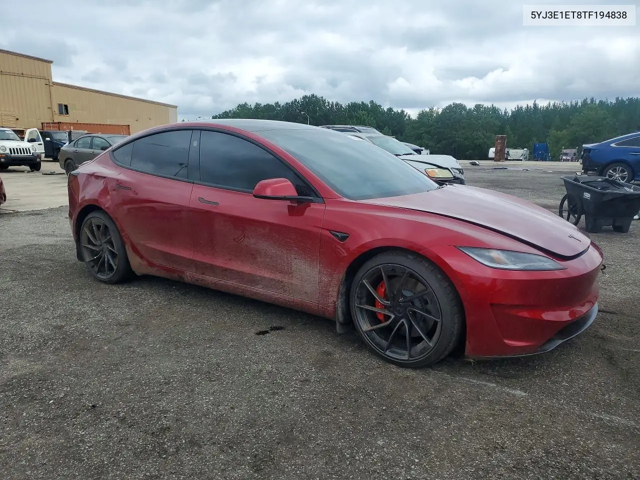 2026 Tesla Model 3 VIN: 5YJ3E1ET8TF194838 Lot: 61250016