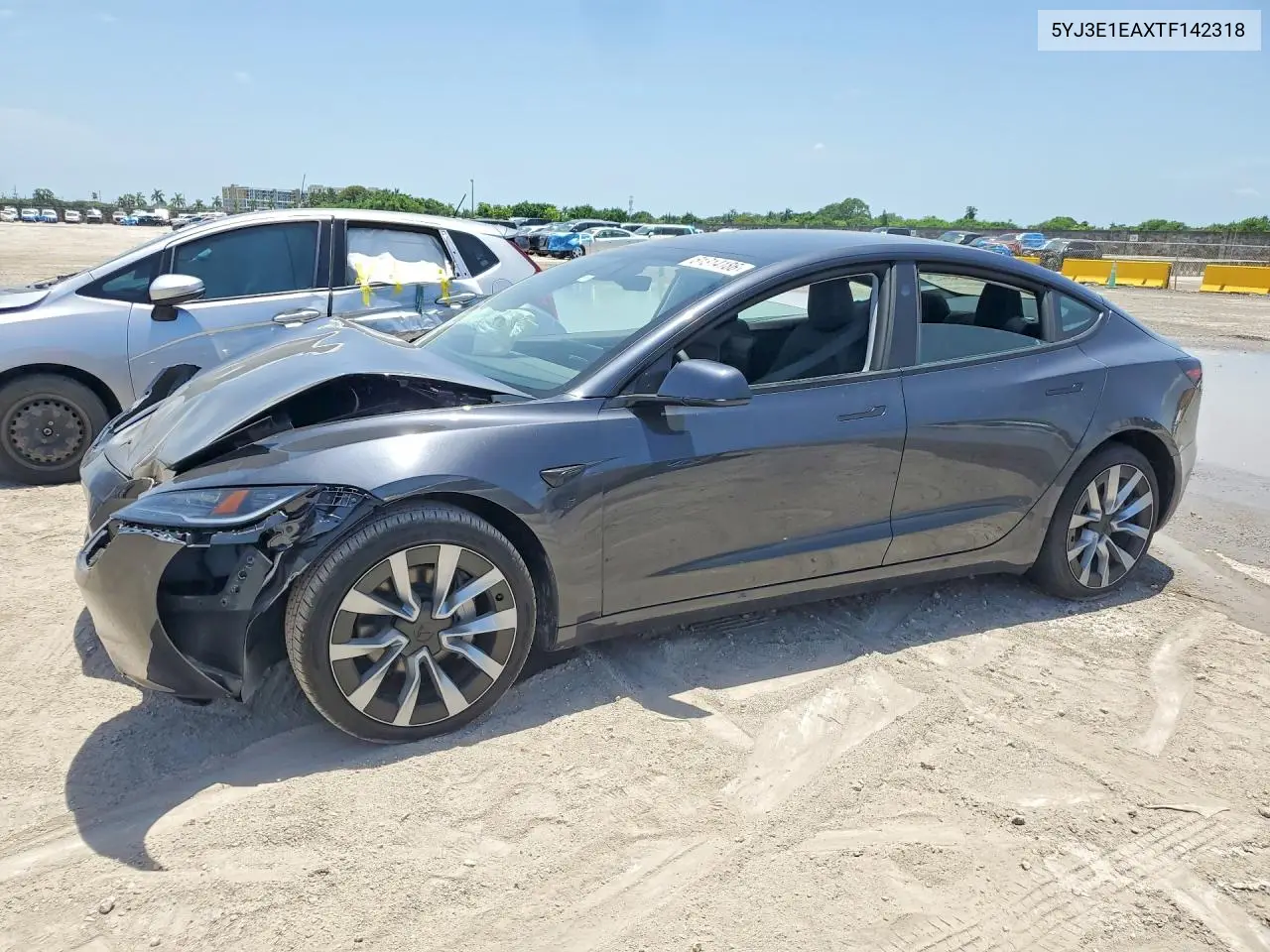 2026 Tesla Model 3 VIN: 5YJ3E1EAXTF142318 Lot: 61314186