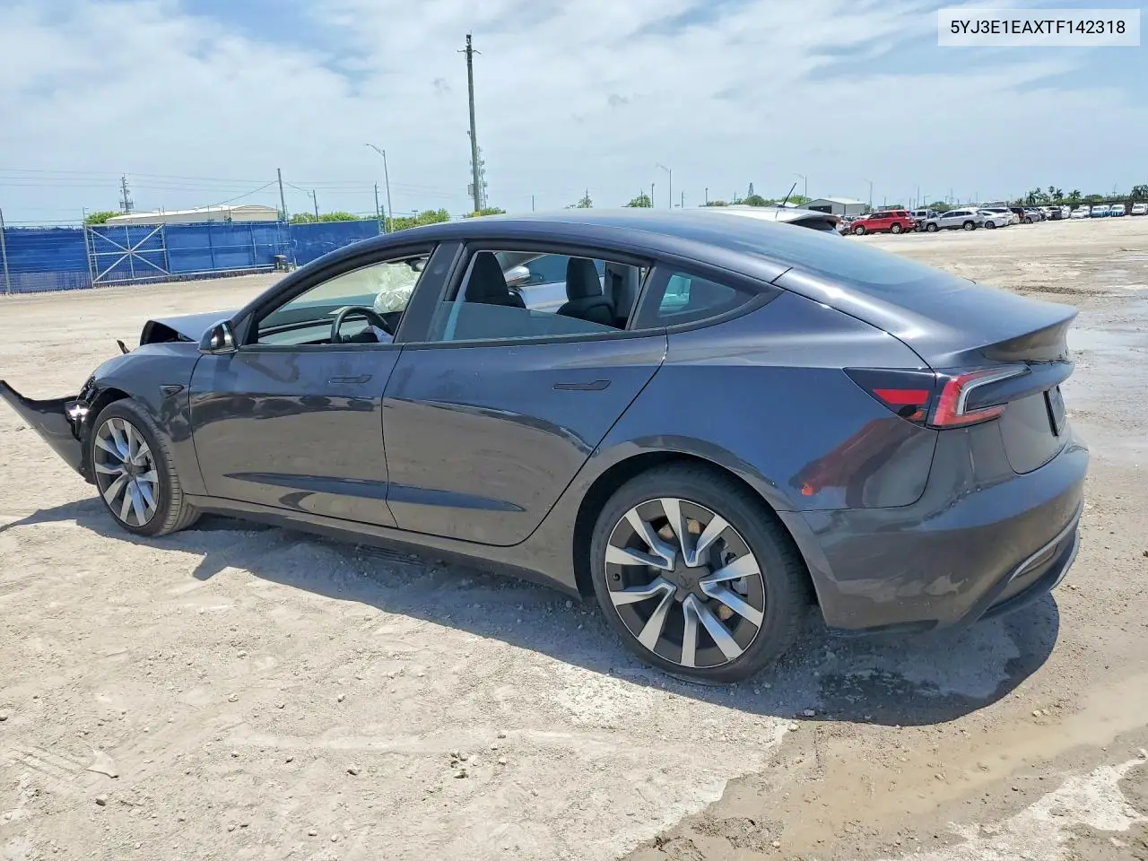2026 Tesla Model 3 VIN: 5YJ3E1EAXTF142318 Lot: 61314186
