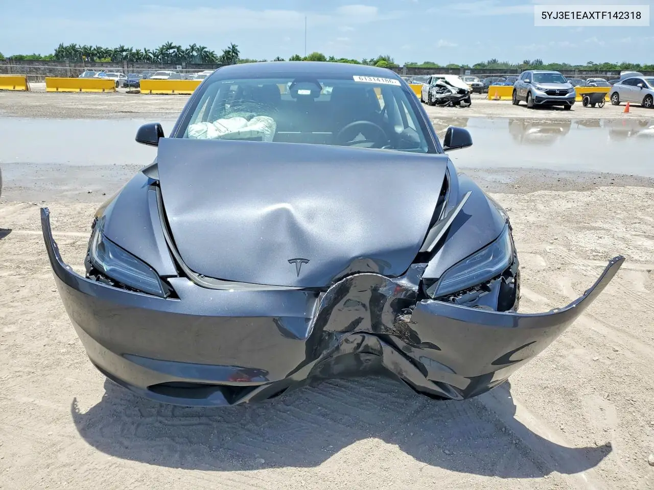 2026 Tesla Model 3 VIN: 5YJ3E1EAXTF142318 Lot: 61314186