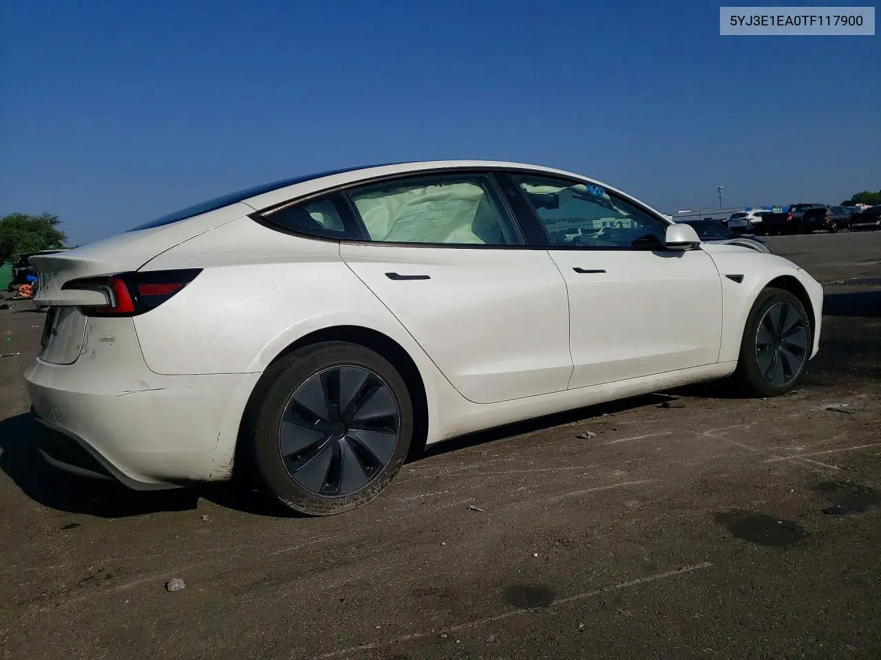 2026 Tesla Model 3 VIN: 5YJ3E1EA0TF117900 Lot: 61445696