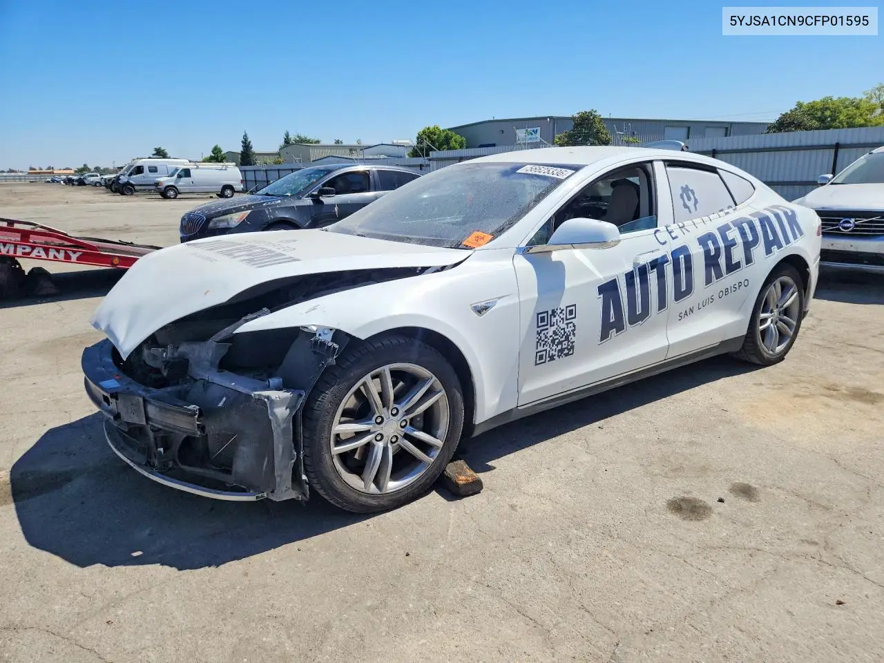 2012 Tesla Model S VIN: 5YJSA1CN9CFP01595 Lot: 56625336