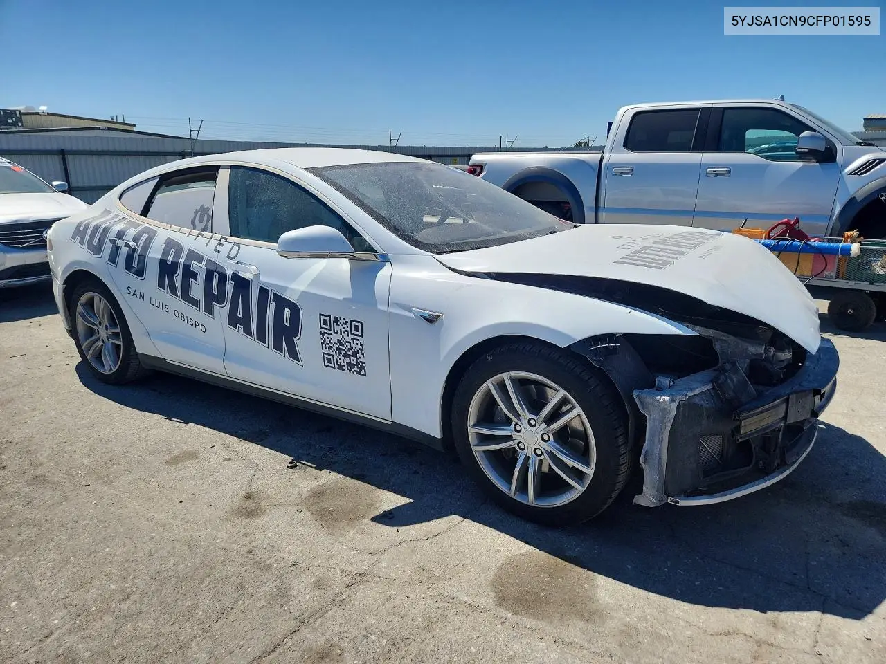 2012 Tesla Model S VIN: 5YJSA1CN9CFP01595 Lot: 56625336