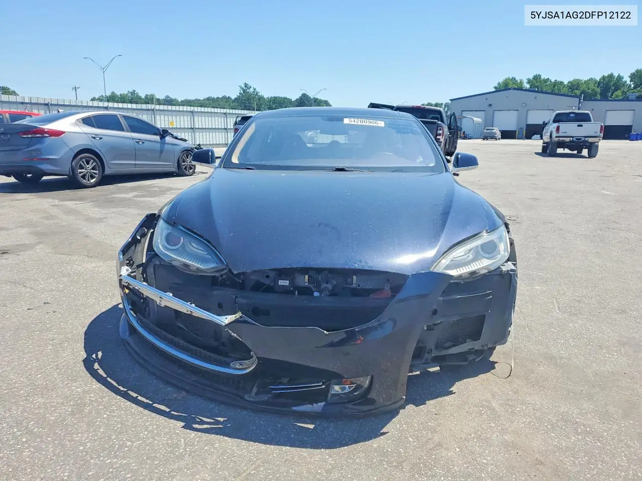 2013 Tesla Model S VIN: 5YJSA1AG2DFP12122 Lot: 54200906