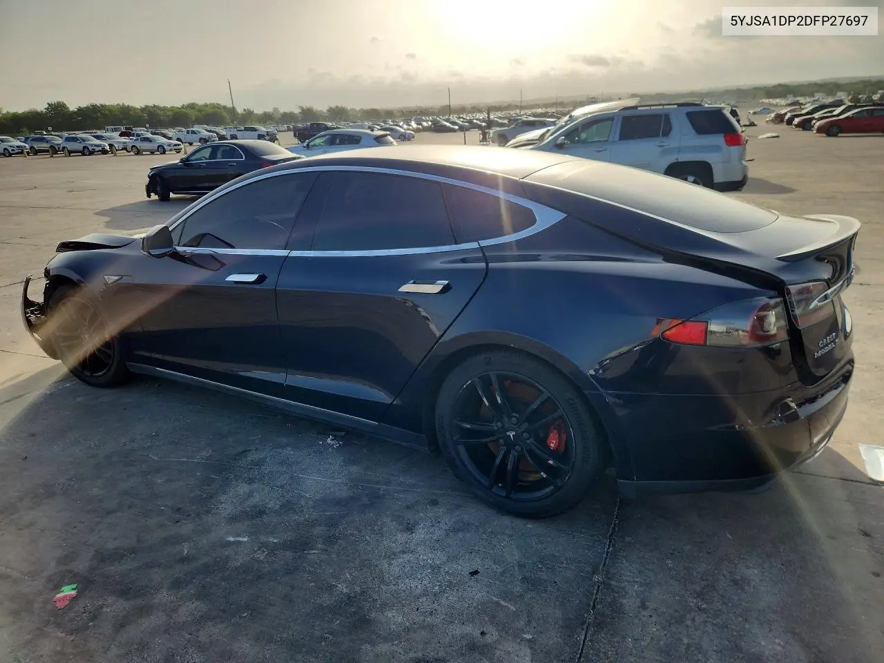 2013 Tesla Model S P85 VIN: 5YJSA1DP2DFP27697 Lot: 55084306
