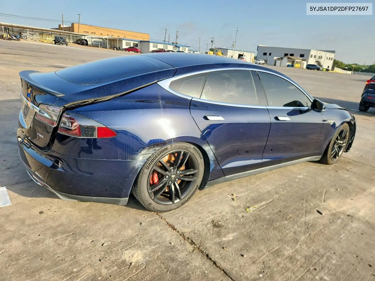 2013 Tesla Model S P85 VIN: 5YJSA1DP2DFP27697 Lot: 55084306
