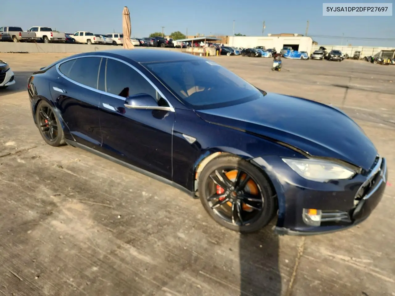 2013 Tesla Model S P85 VIN: 5YJSA1DP2DFP27697 Lot: 55084306