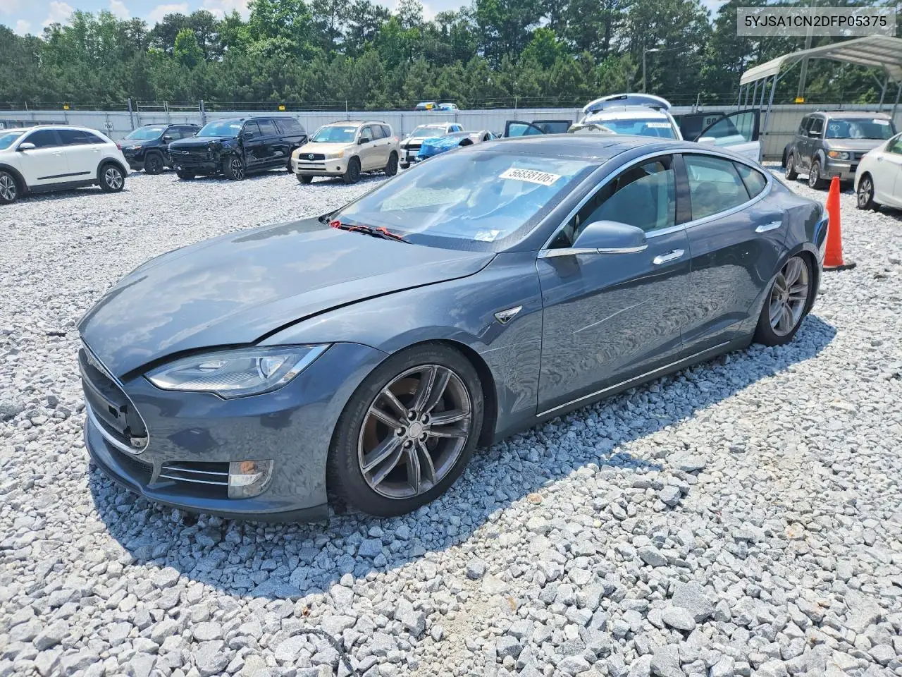 2013 Tesla Model S VIN: 5YJSA1CN2DFP05375 Lot: 56838106