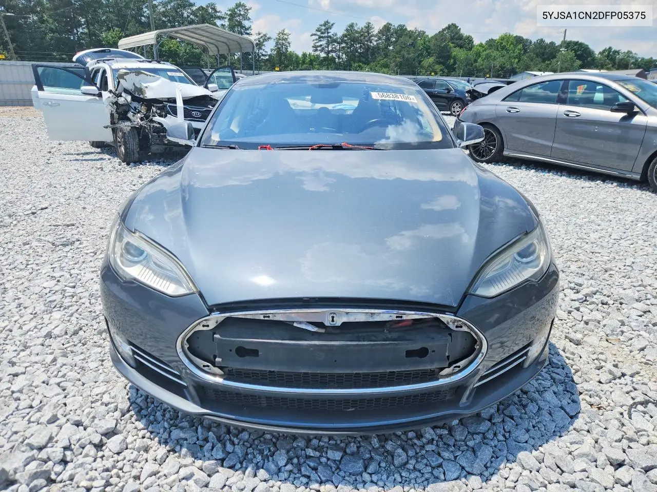2013 Tesla Model S VIN: 5YJSA1CN2DFP05375 Lot: 56838106