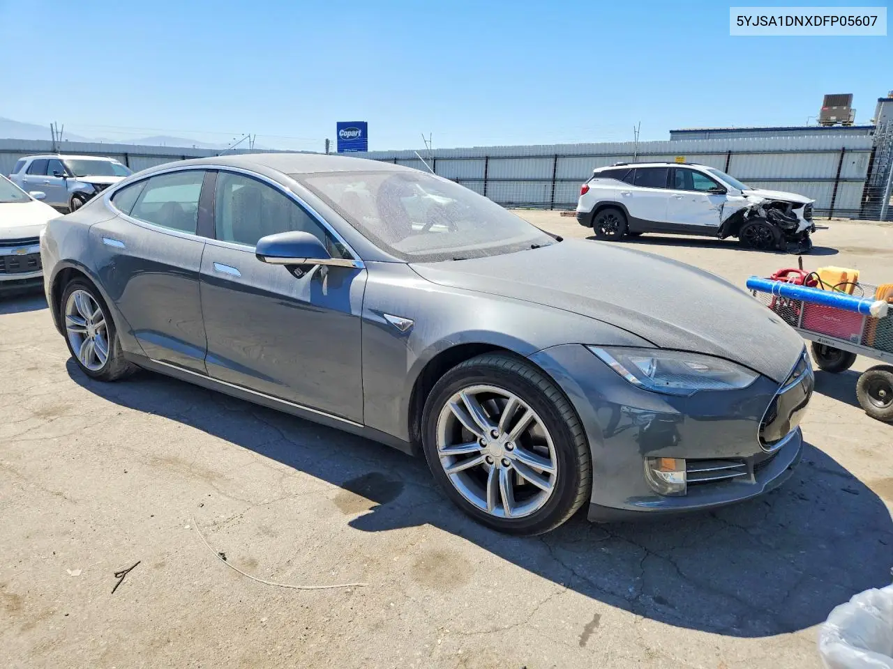 2013 Tesla Model S VIN: 5YJSA1DNXDFP05607 Lot: 56933216