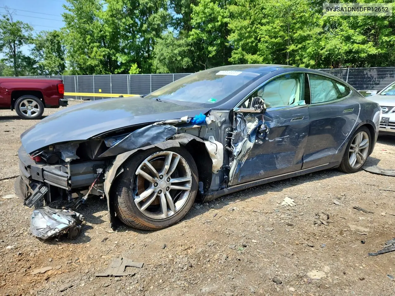 2013 Tesla Model S VIN: 5YJSA1DN6DFP12652 Lot: 59348566