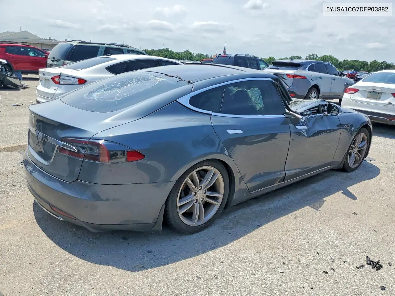 2013 Tesla Model S VIN: 5YJSA1CG7DFP03882 Lot: 60207496
