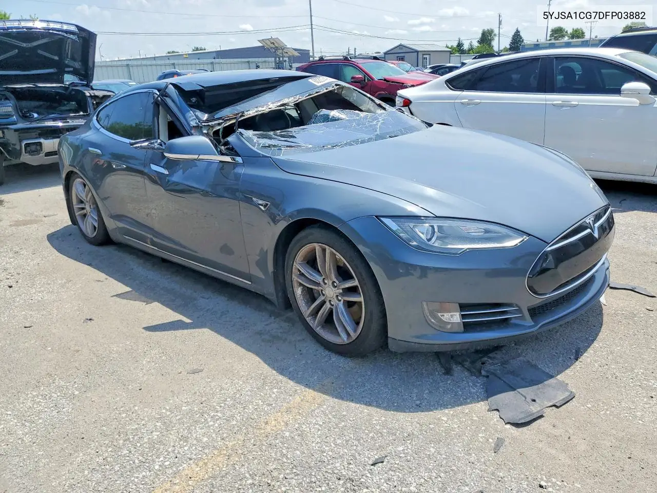 2013 Tesla Model S VIN: 5YJSA1CG7DFP03882 Lot: 60207496
