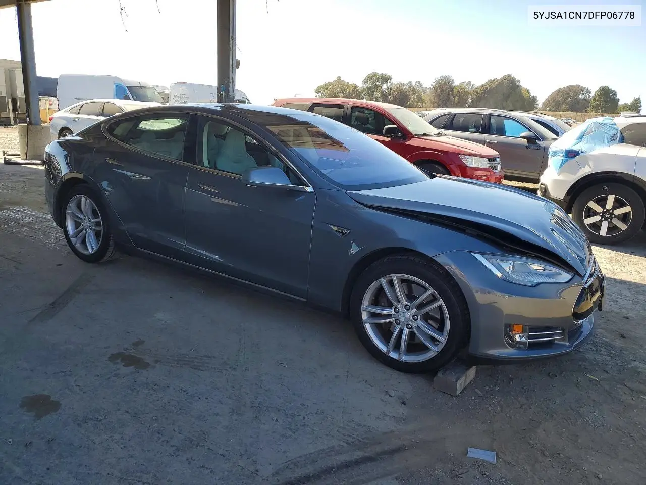 2013 Tesla Model S VIN: 5YJSA1CN7DFP06778 Lot: 61441656