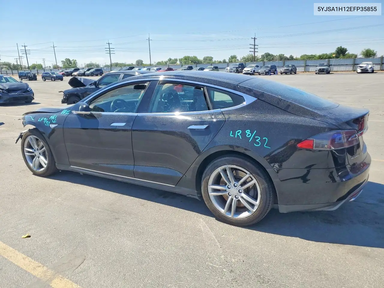 2014 Tesla Model S VIN: 5YJSA1H12EFP35855 Lot: 55188446