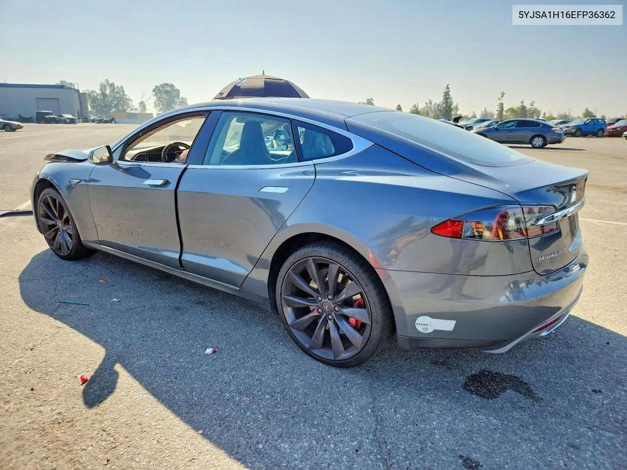 2014 Tesla Model S VIN: 5YJSA1H16EFP36362 Lot: 55646576