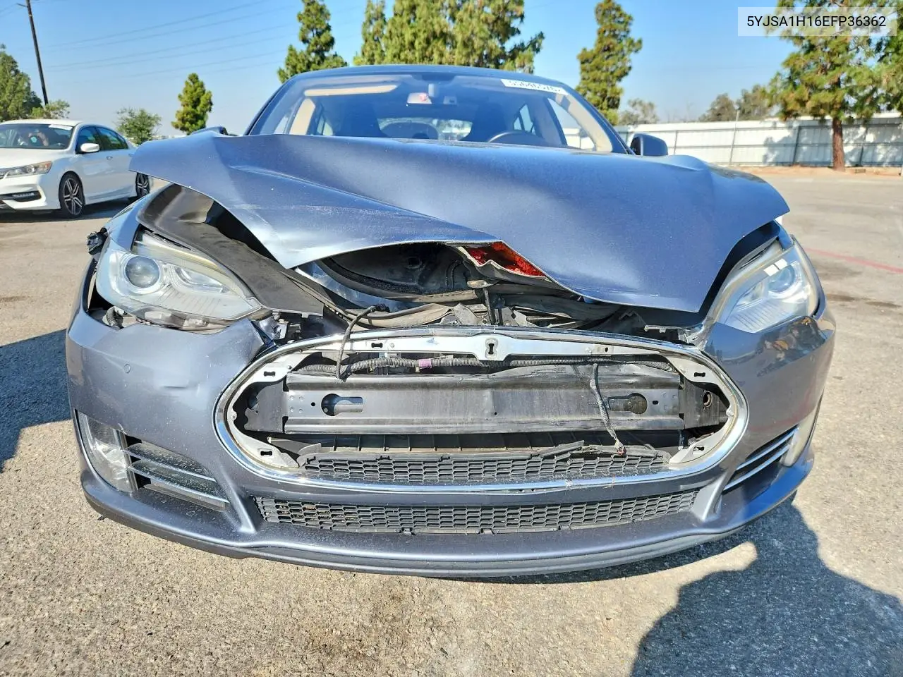 2014 Tesla Model S VIN: 5YJSA1H16EFP36362 Lot: 55646576