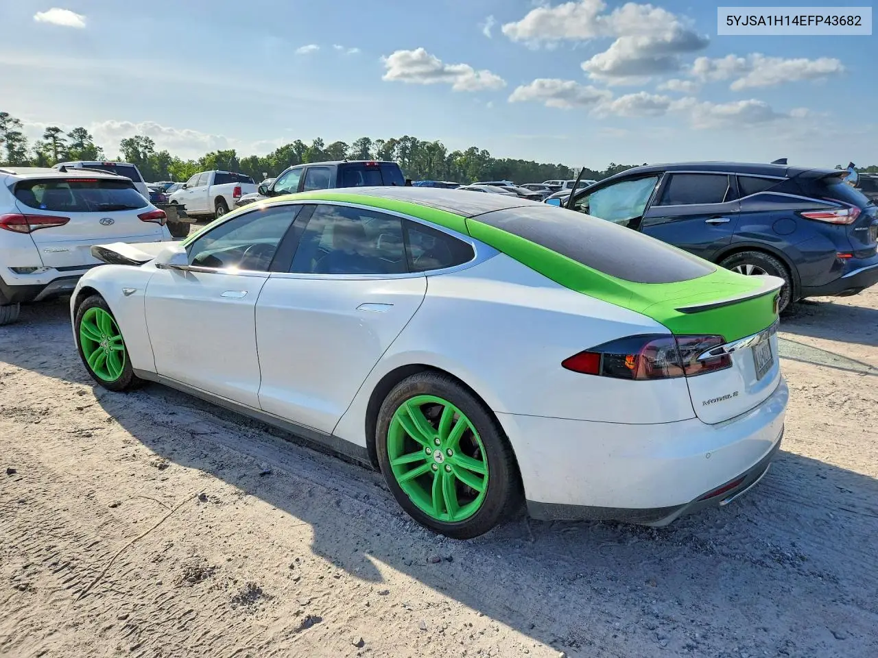 2014 Tesla Model S VIN: 5YJSA1H14EFP43682 Lot: 58788646