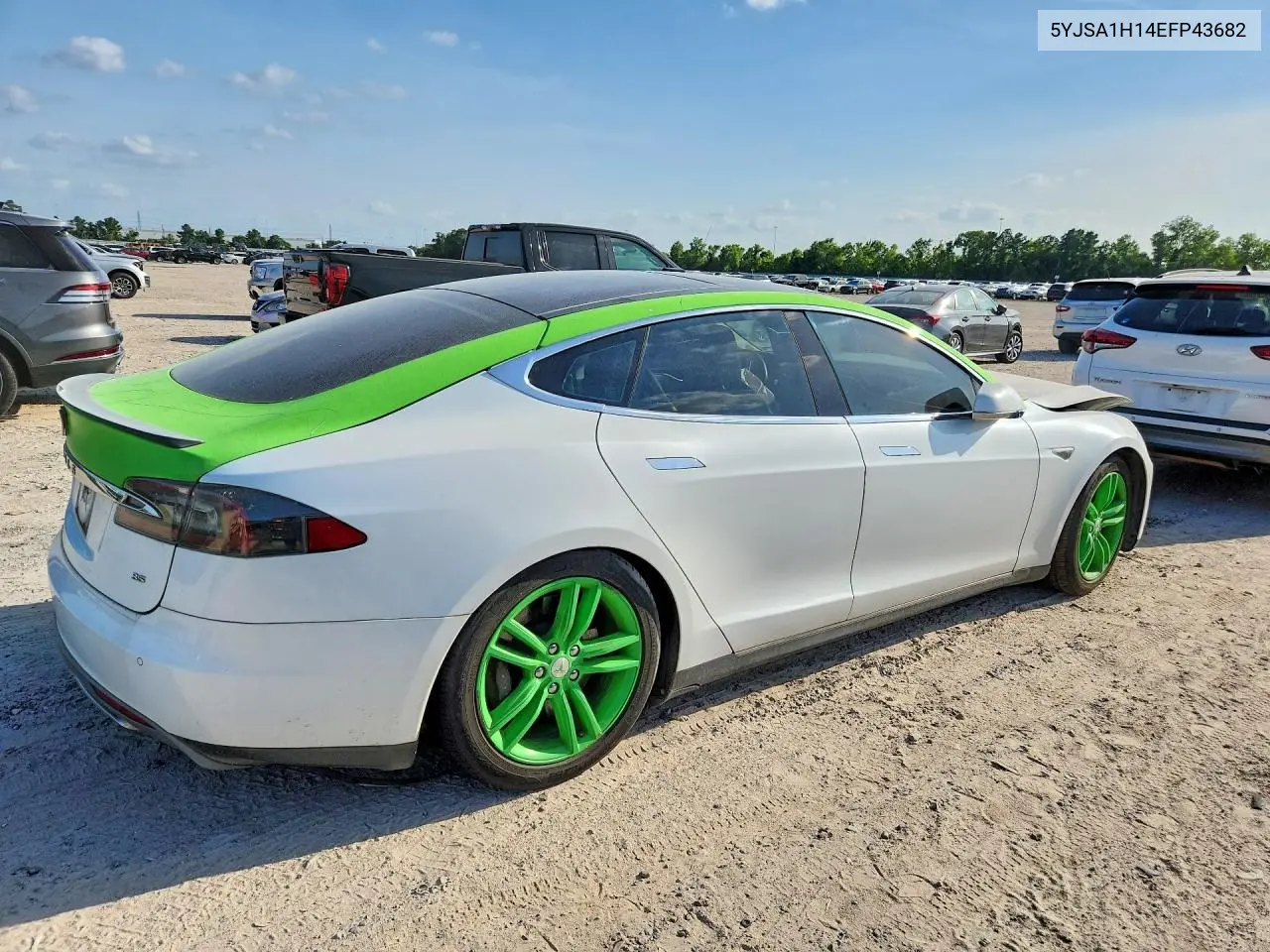 2014 Tesla Model S VIN: 5YJSA1H14EFP43682 Lot: 58788646