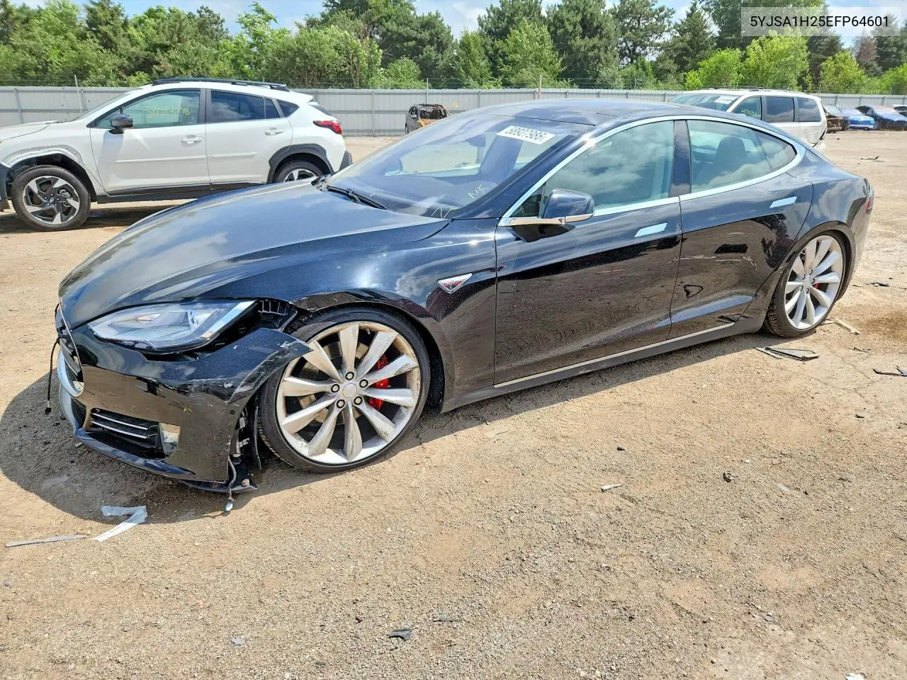 2014 Tesla Model S VIN: 5YJSA1H25EFP64601 Lot: 58927986
