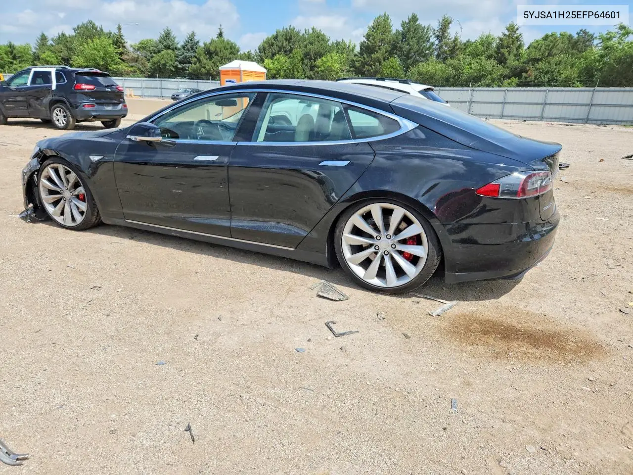 2014 Tesla Model S VIN: 5YJSA1H25EFP64601 Lot: 58927986