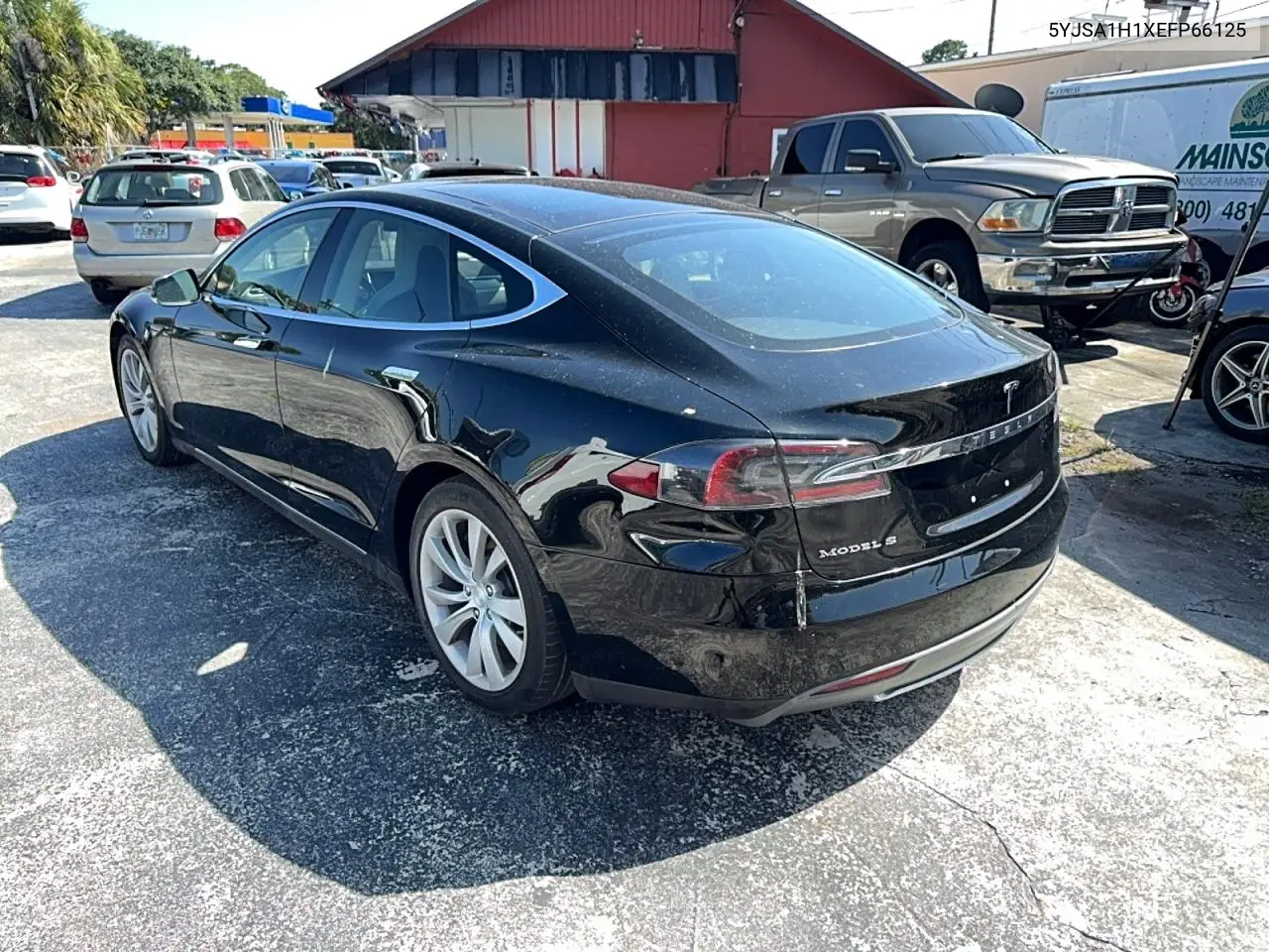 2014 Tesla Model S VIN: 5YJSA1H1XEFP66125 Lot: 59369616