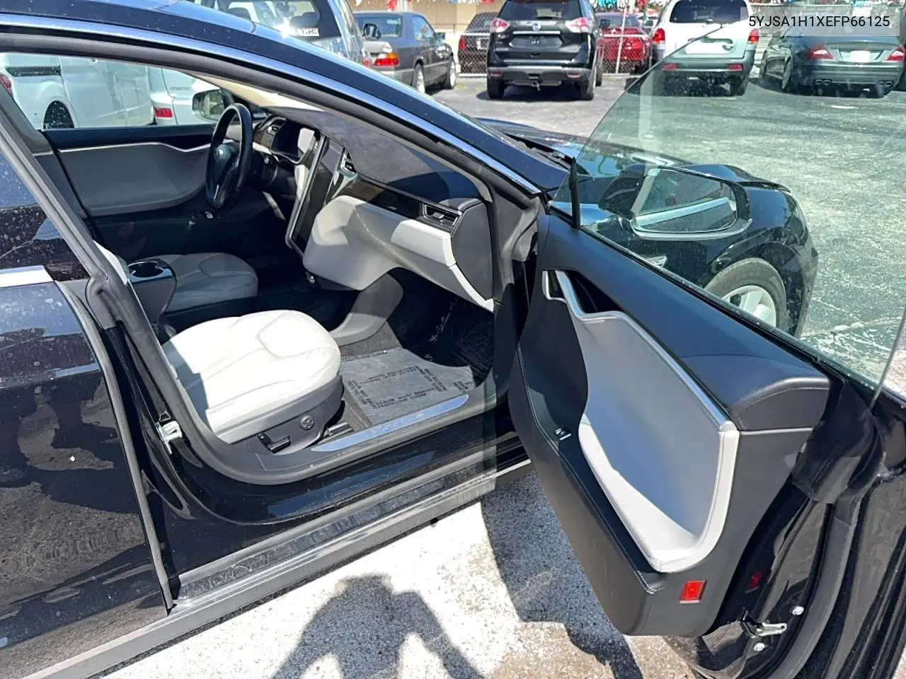 2014 Tesla Model S VIN: 5YJSA1H1XEFP66125 Lot: 59369616