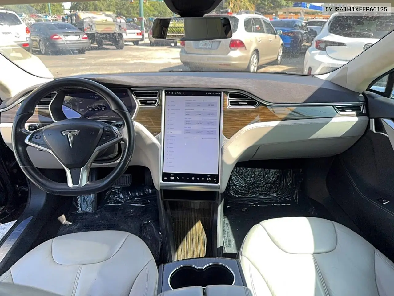 2014 Tesla Model S VIN: 5YJSA1H1XEFP66125 Lot: 59369616