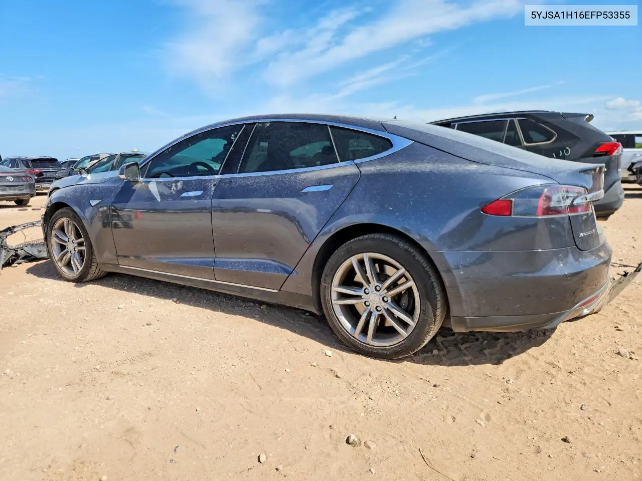 2014 Tesla Model S VIN: 5YJSA1H16EFP53355 Lot: 59874796