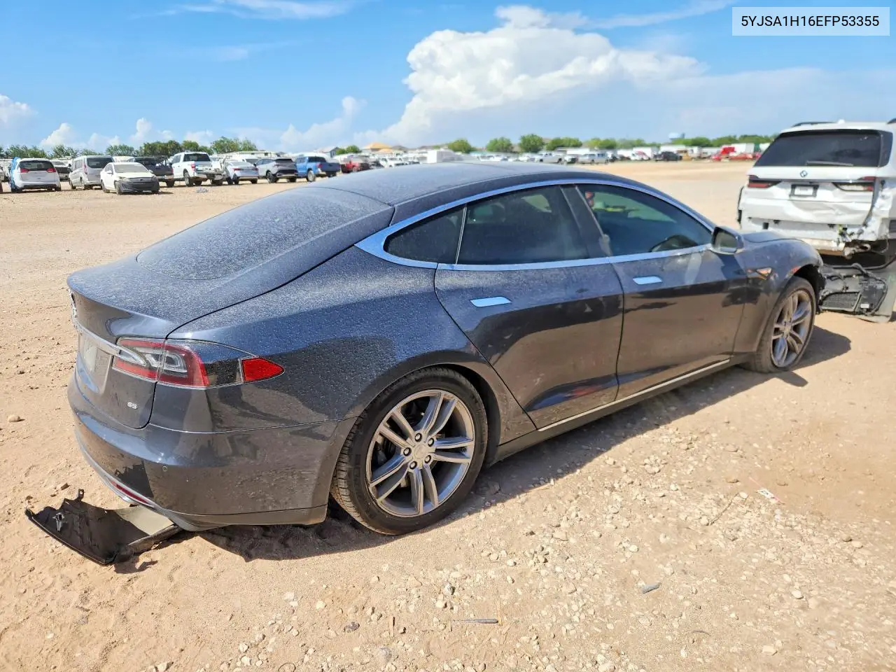 2014 Tesla Model S VIN: 5YJSA1H16EFP53355 Lot: 59874796