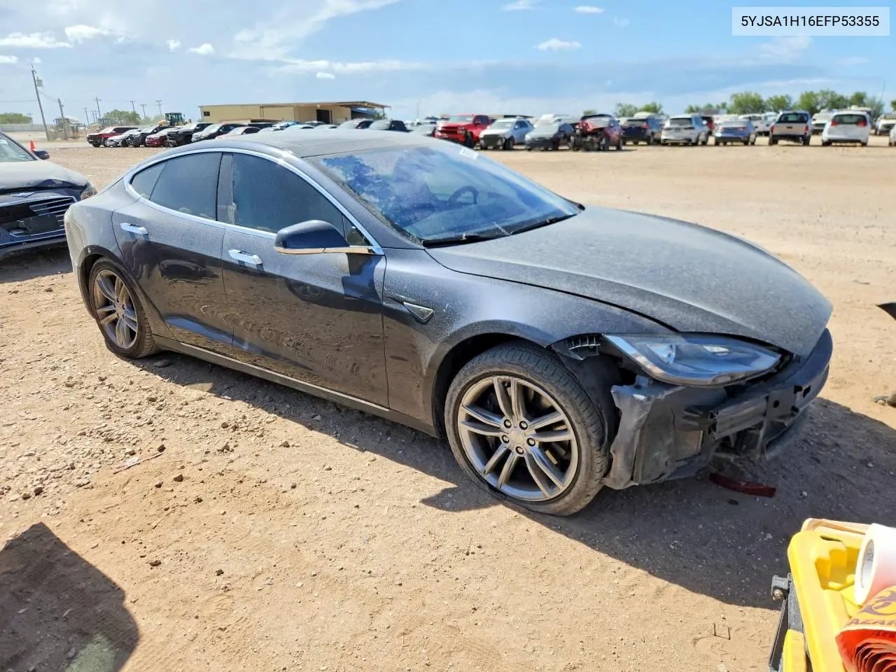 2014 Tesla Model S VIN: 5YJSA1H16EFP53355 Lot: 59874796