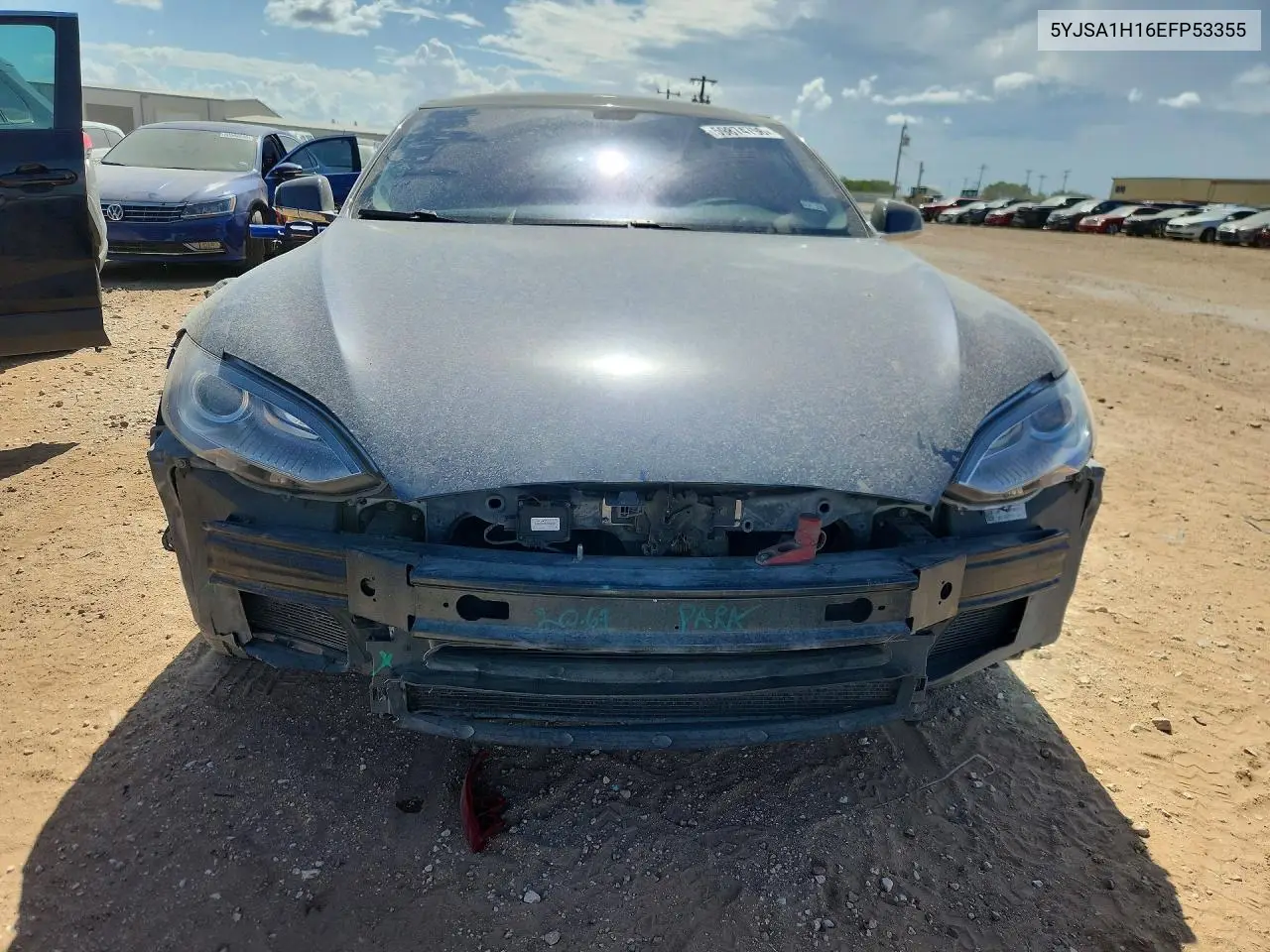 2014 Tesla Model S VIN: 5YJSA1H16EFP53355 Lot: 59874796