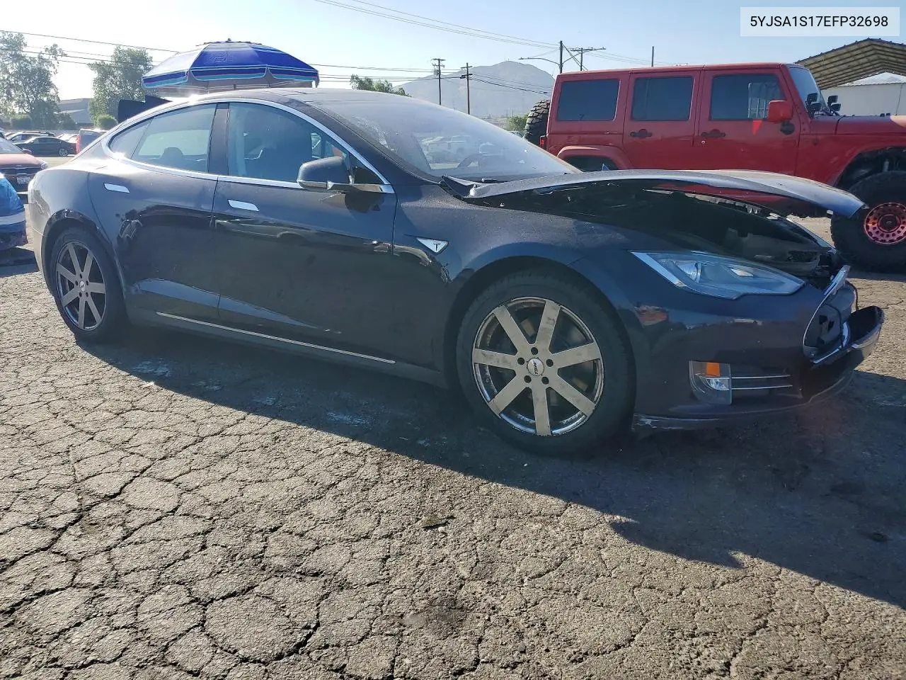 2014 Tesla Model S VIN: 5YJSA1S17EFP32698 Lot: 60838156