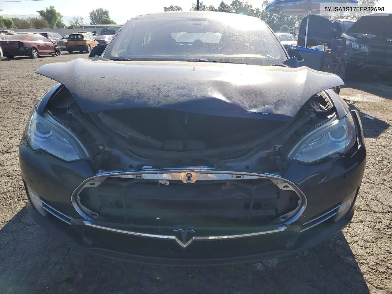 2014 Tesla Model S VIN: 5YJSA1S17EFP32698 Lot: 60838156