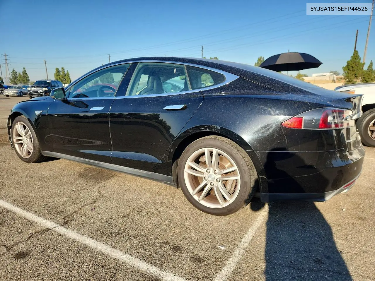 2014 Tesla Model S VIN: 5YJSA1S15EFP44526 Lot: 61018796