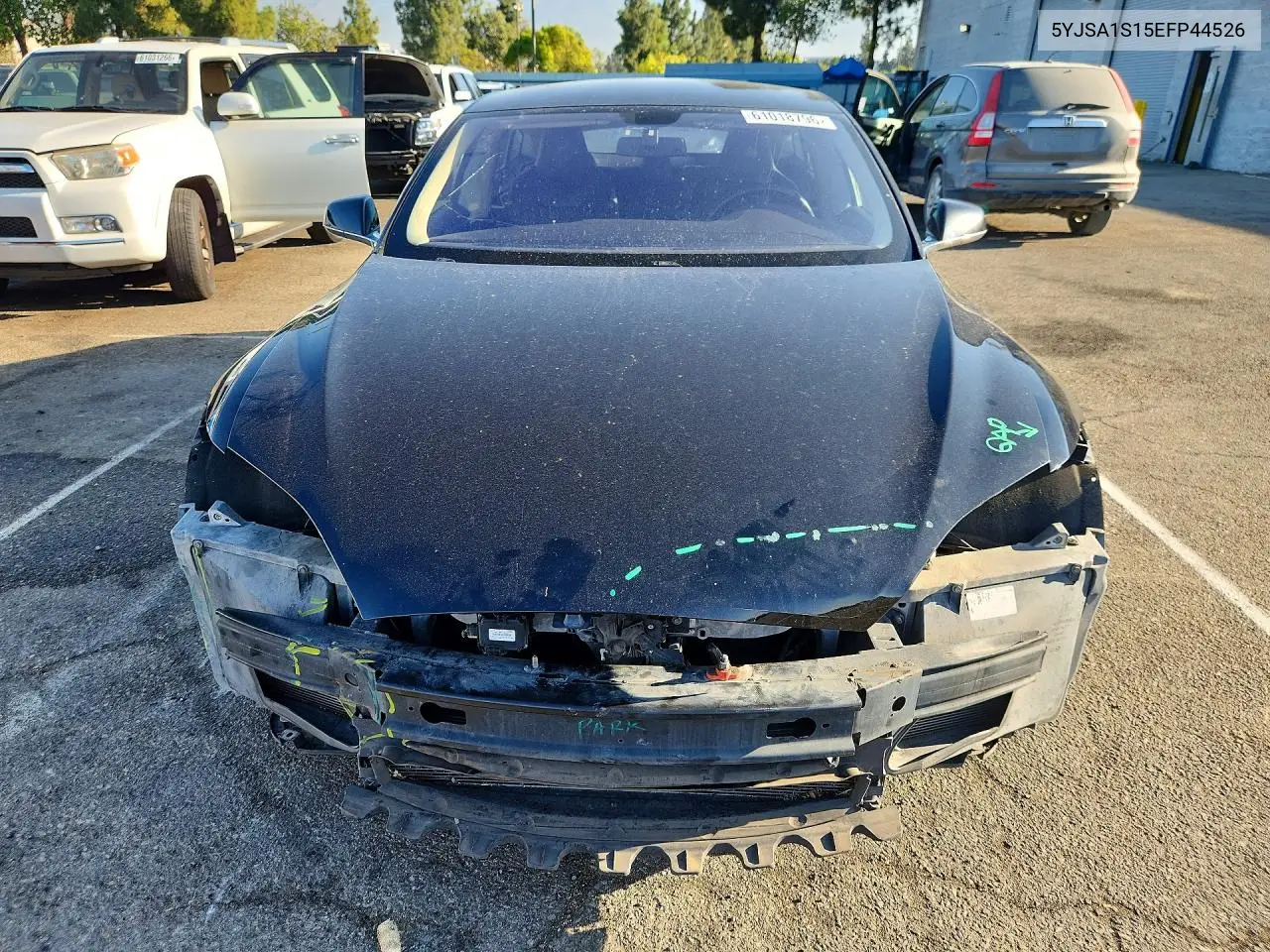 2014 Tesla Model S VIN: 5YJSA1S15EFP44526 Lot: 61018796