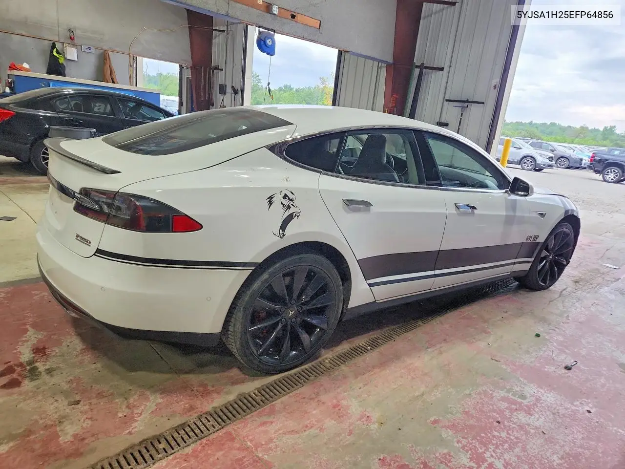 2014 Tesla Model S VIN: 5YJSA1H25EFP64856 Lot: 61404756