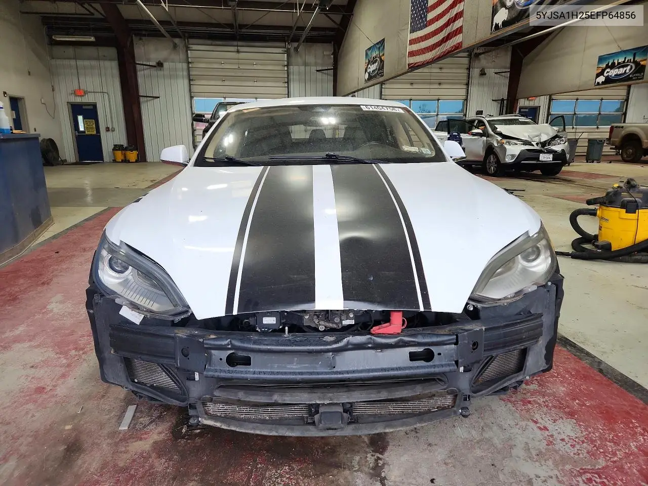 2014 Tesla Model S VIN: 5YJSA1H25EFP64856 Lot: 61404756