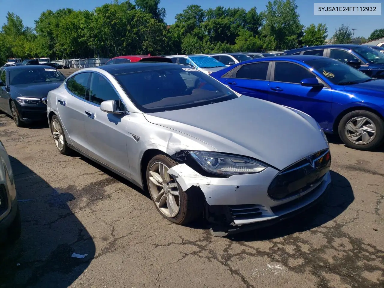 2015 Tesla Model S VIN: 5YJSA1E24FF112932 Lot: 57883256