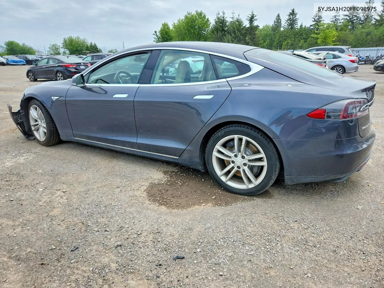 2015 Tesla Model S 85D VIN: 5YJSA1H20FF098975 Lot: 58626946