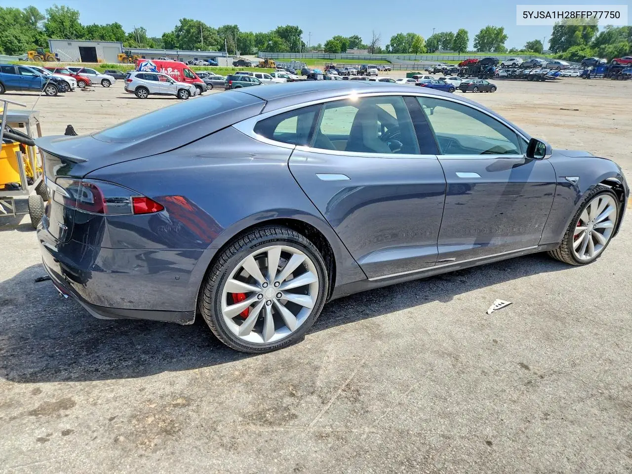 2015 Tesla Model S 85D VIN: 5YJSA1H28FFP77750 Lot: 59136926