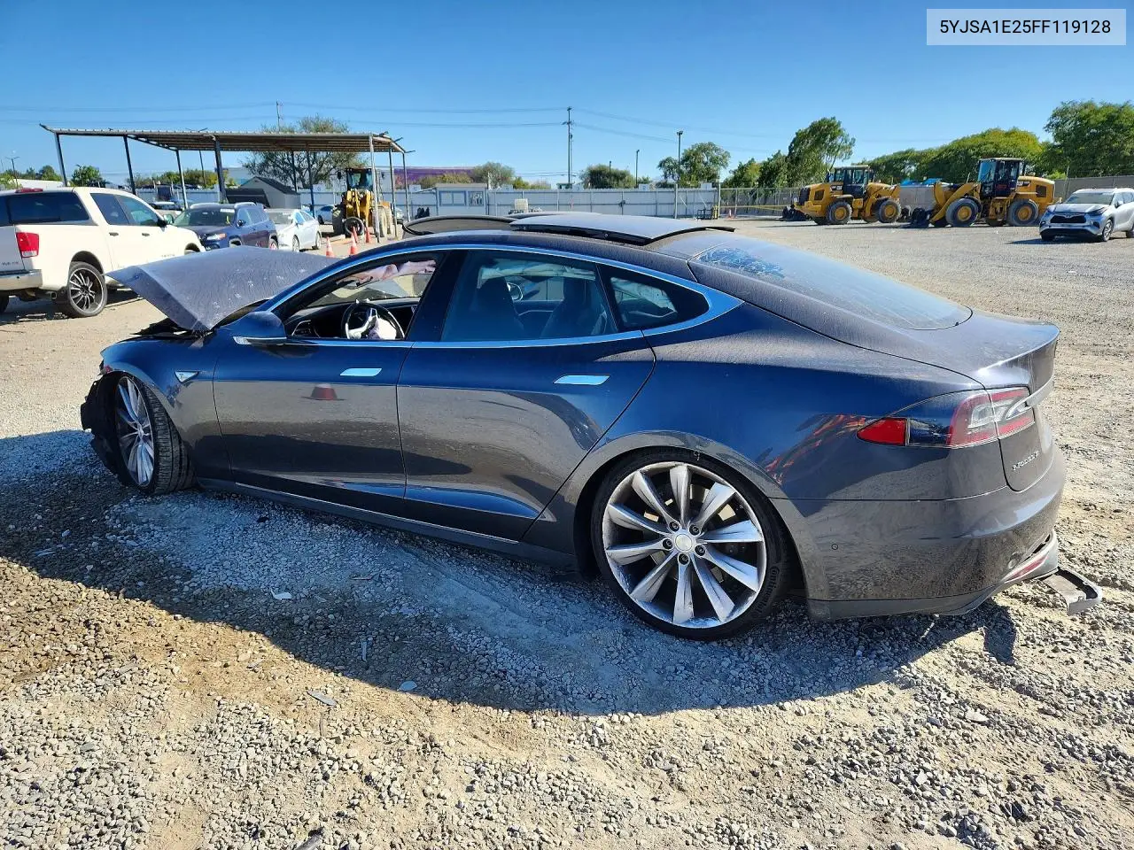 2015 Tesla Model S VIN: 5YJSA1E25FF119128 Lot: 59390076