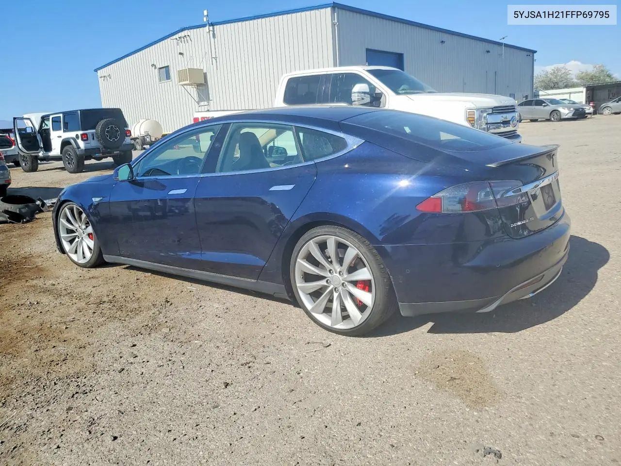 2015 Tesla Model S 85D VIN: 5YJSA1H21FFP69795 Lot: 59398486
